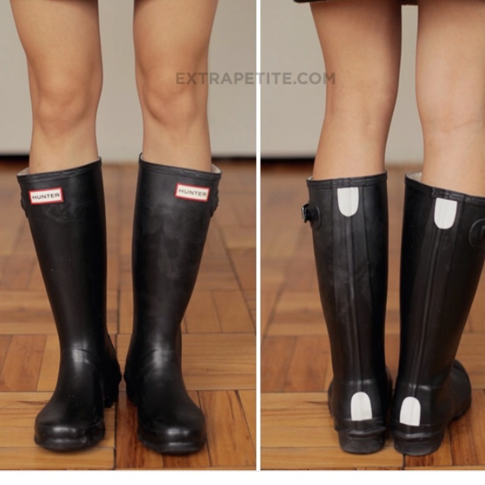 Hunter Boots in Gloss Black